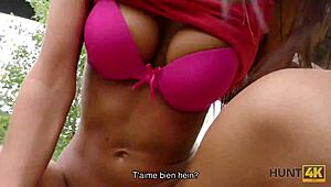 Hunt4k Sells Girlfriend for Cash to Old Man for Hidden Cam Fingering and Blowjob?