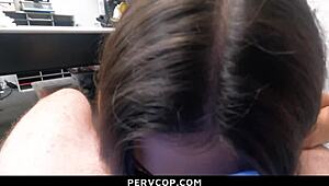 Daisy Phoenix begs officer to fuck her free