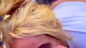 STREETWALKER in Glasses DEEPTHROATS for HUGE FACIAL Cumshot!