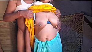 desi bhabhi goes wild on young devar's cock in village 🔥💦 hard pounding!