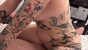 hotwife gets hardcore christmas pounding from bull