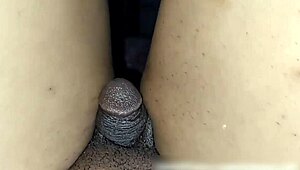 handfree cumshot hits hard