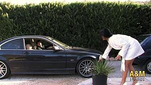 Vecina, check my new BMW... now fuck with Soraya Rico and Julio Vargas?