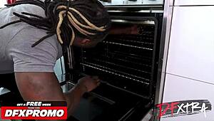 Think this busty redhead cougar with big tits can deepthroat monster bbc then ride repairman doggystyle missionary sideways bent over?