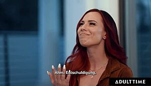 Aidra Fox tempts Kenna James into hot lesbian fingering and licking bliss