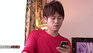 😘 cute japanese doll sucks seductively then rides hard cock 💦