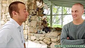 Tricked Cute Petite Lily Jordan into Threesome with Stepbro and Boyfriend