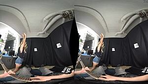 Pamela Morrison's rock hard VR wank