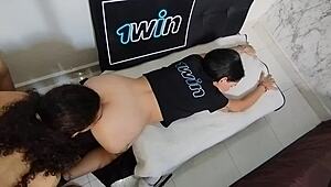 Hot neighbor girl loves my cock deep in her juicy ass homemade