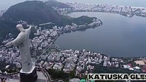 brazilian milf fingers her wet pussy in rio motel masturbation frenzy