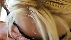 Ashley Lashae Craves Sucking Monster Black Cock Hard