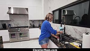 stepmom begs you not to tell dad about her cheating pussy ride?