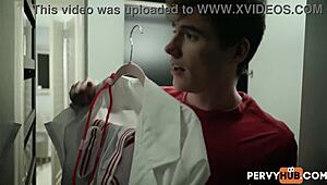 jodie's limp halloween costume sparks ellie's milf mommy desire