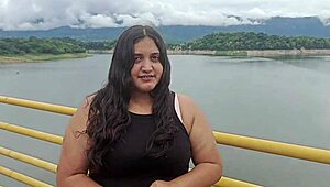 abandoned chica gets rescued by stranger ending in hard fat tits riding sex