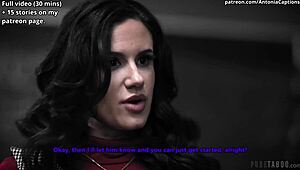 surrendering to teacher's son in cute curvy cheerleader threesome cumshot