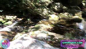 Wifebucket HOMEMADE LESBIAN CUTIE LICKS girlfriend in forest seduction