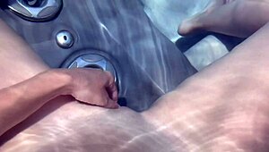 artemisia milf fingers wet pussy solo in jacuzzi pov mother-in-law style