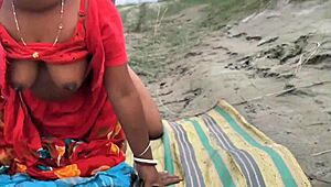 bangladeshi cutie with tight pussy fucked outdoor missionary