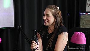 Francis Simas Swings with Tifany Rocha in Sheer Red Lingerie Game