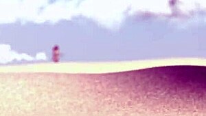 Swallowing huge tanned redhead in bikini vore perspective