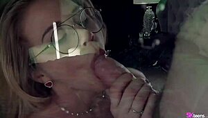 Skinny Teen's Big Ass Bounces During Deep Creampie Fuck