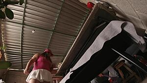 she protests wearing such short skirts but they reveal her latina curves perfectly