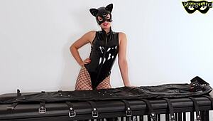 Women Rule with Femdom Bondage Humiliation Boots and Fishnets Domination