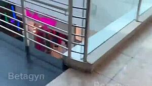 fodendo ao ar livre em público amateurs outdoor thrill 😜🌳