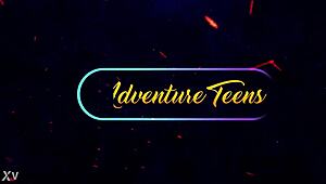 beautiful mina k handles two huge cocks