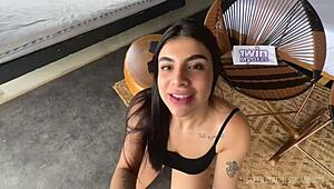 Neighborly Infidelity: Curvy Latina Fists Fucks Athletic Colombian While Hubby Away