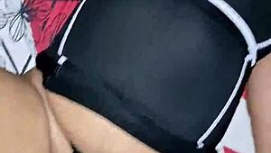 Hubby Fucks Tattooed Wife Hard After Work for Total Huge Tits Relaxation!