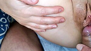 My husband pees all over while pounding my pussy and ass in our homemade fetish session