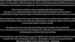 surrendering to teacher's son in cute curvy cheerleader threesome cumshot