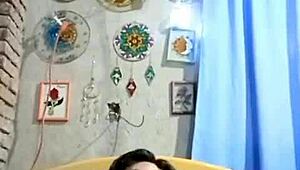 curvy marysubmissive's saggy tits handjob tease