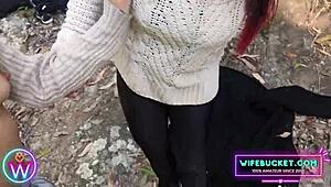 Wifebucket HOMEMADE LESBIAN CUTIE LICKS girlfriend in forest seduction