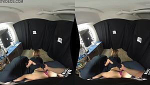 Pamela Morrison's rock hard VR wank