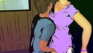 mommy why'd you catch me watching you masturbate in the bathroom now fuck my pussy with that creampie?