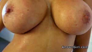 Blonde's Milk Bath Tease and Suck