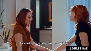 Aidra Fox tempts Kenna James into hot lesbian fingering and licking bliss