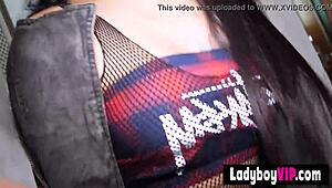 POV Kinky Thai Ladyboy Anna Bareback Sucks Rough Maledom Asian Cock