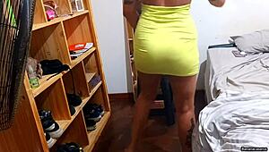 that stripper flips out on stepdad for knocking her up again, wild homemade clip