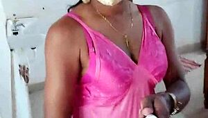 Indian CD Lara Dsouza Satin Nighty BDSM Whore Anal Pounding