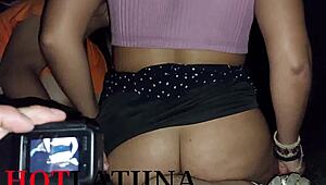 halloween night ends in public latina asian chubby trio cowgirl