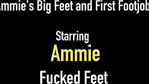 wanna see this sweet brunette footjob a throbbing cock with her cute toes?