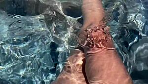 artemisia milf fingers wet pussy solo in jacuzzi pov mother-in-law style