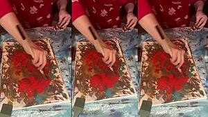 What if big eyeglasses girl fingers with long nails in misty asmr bloom?