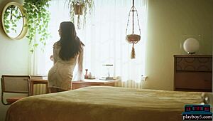 jane wilde strips big ass hairy pussy naked for playboy