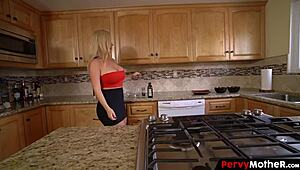 exquisite milf faces risky blackmail thrill. husband away as she yields to intense banging session