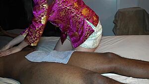 bbw milf hires masseur for monster bbc anal pounding