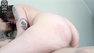 Brazilian Hottie Rides Huge Cock! Gets Cumshot Doggy Style!